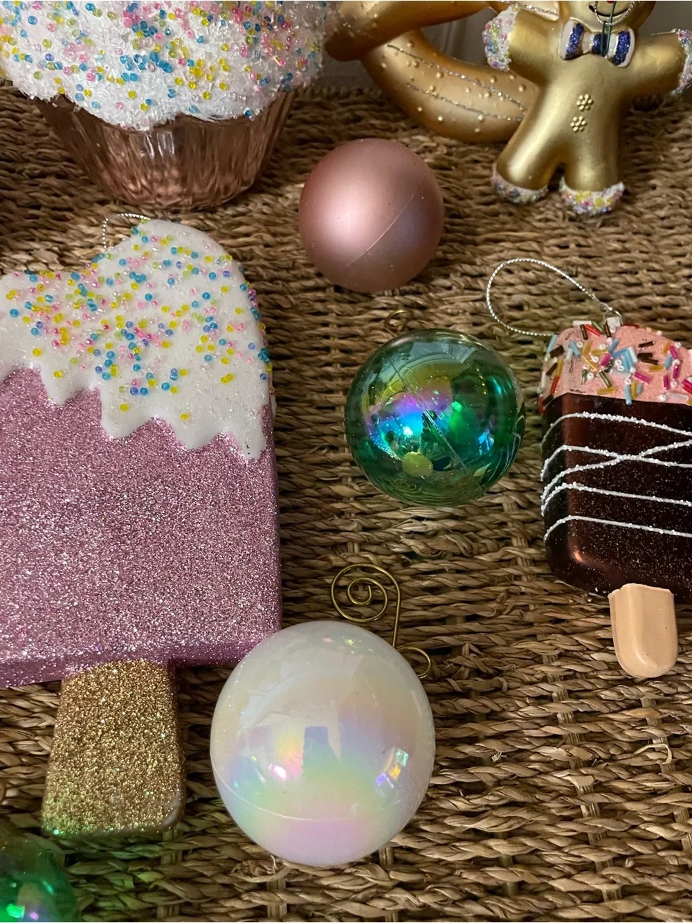 Cupcake Icecream Sweets Ornaments